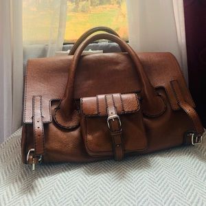 Chloe Brown Leather Edith Bag